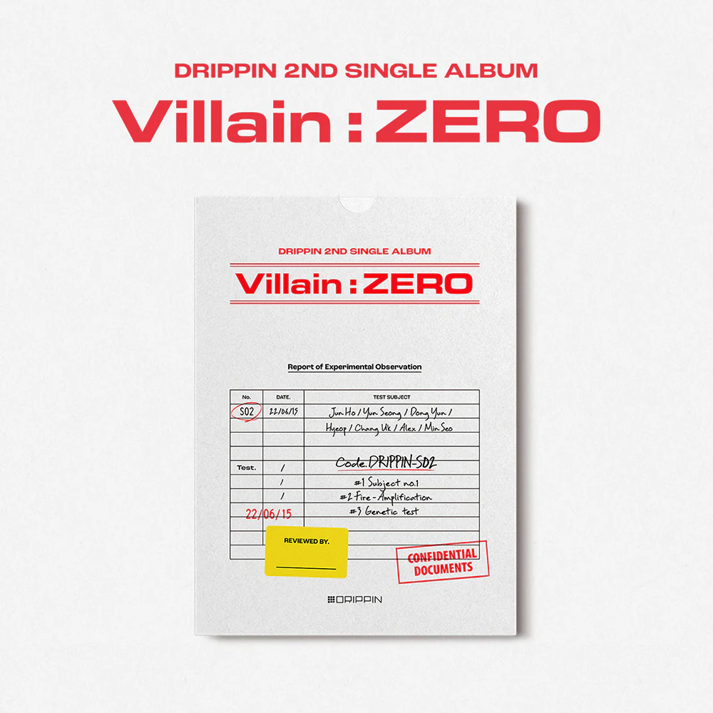 DRIPPIN - 2nd SINGLE ALBUM [Villain : ZERO] (A, B ver.) - Image 2