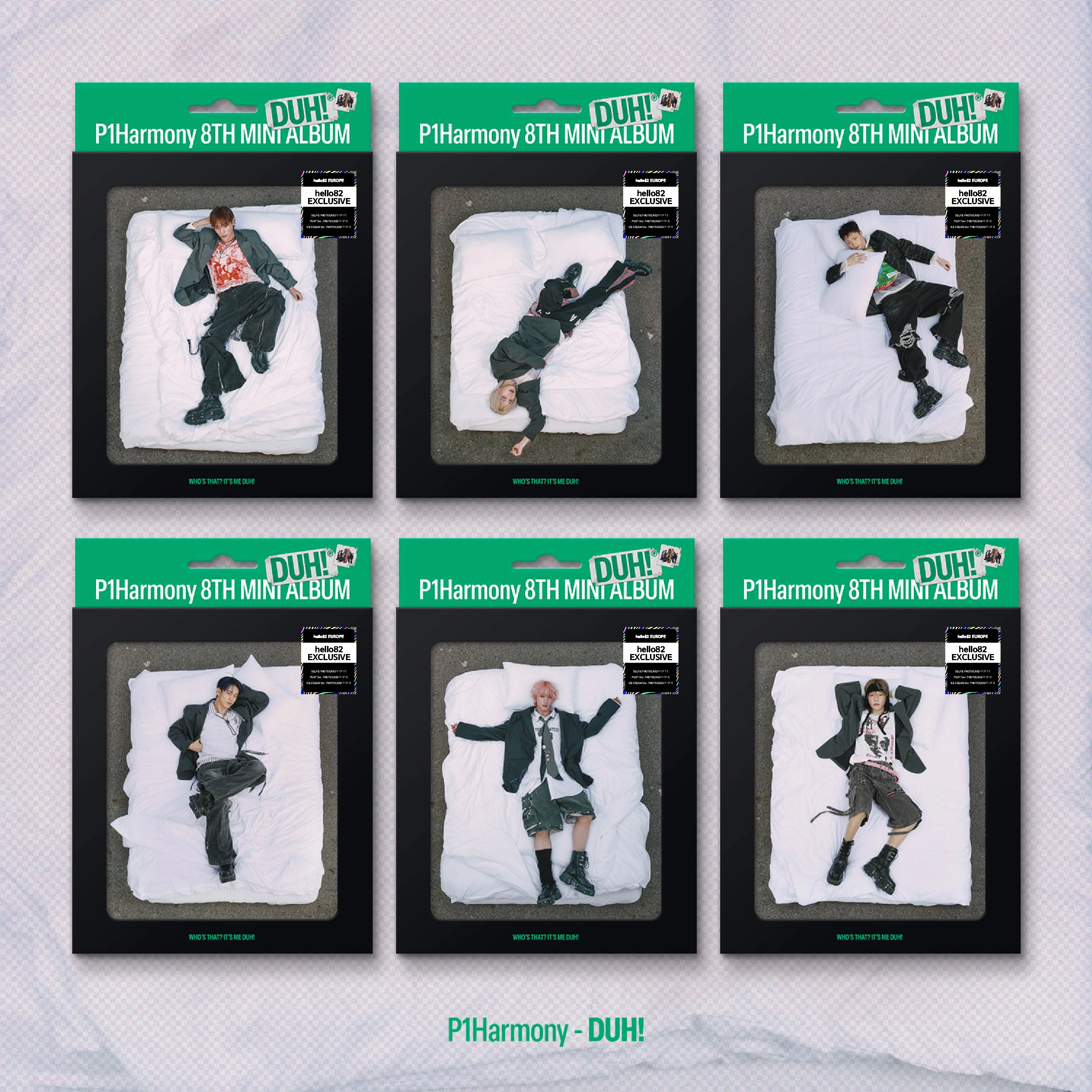 P1Harmony - DUH! - H Ver. - Europe hello82 Exclusive (Compact) (Random)