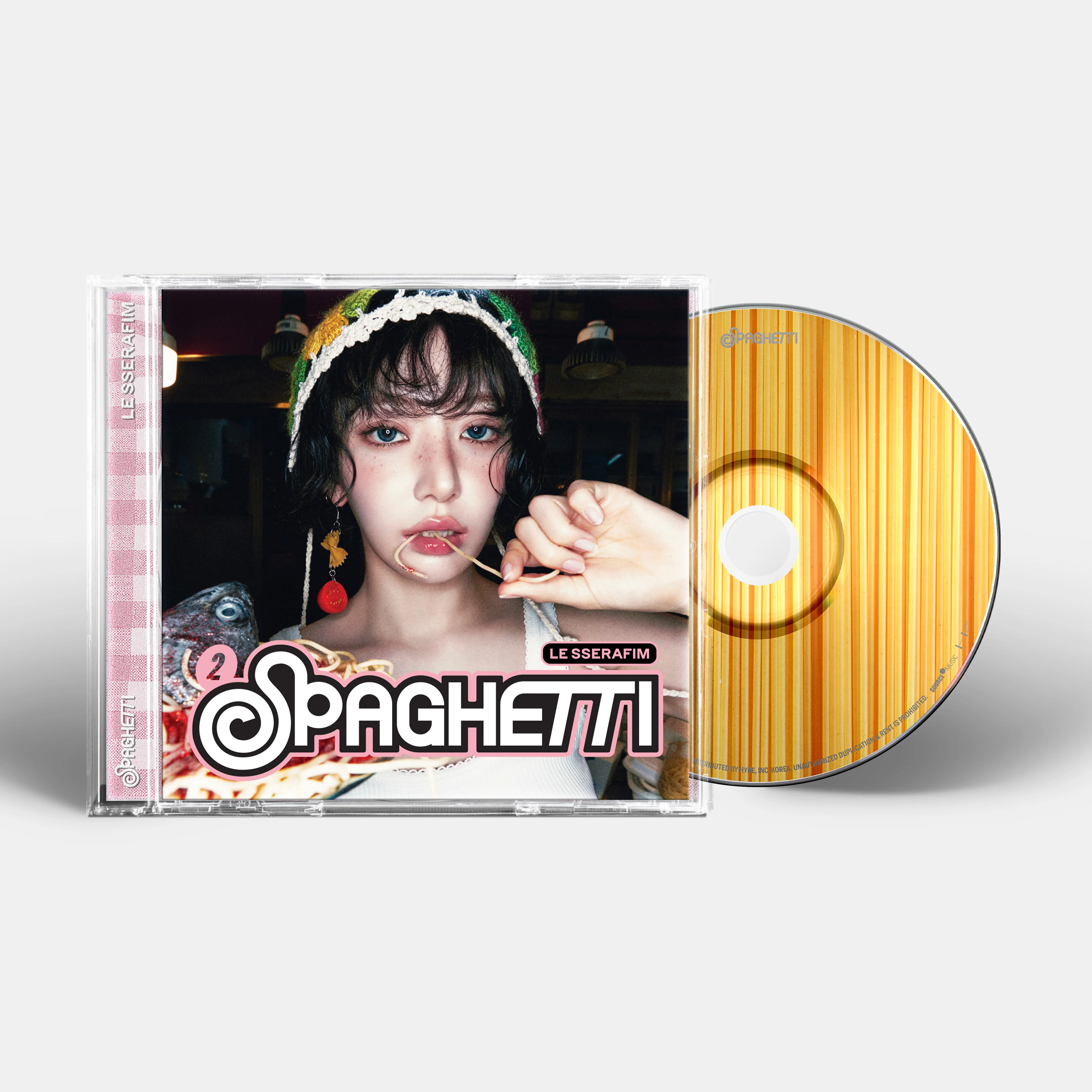 LE SSERAFIM - 1st Single Album 'SPAGHETTI' Single CD - Image 3