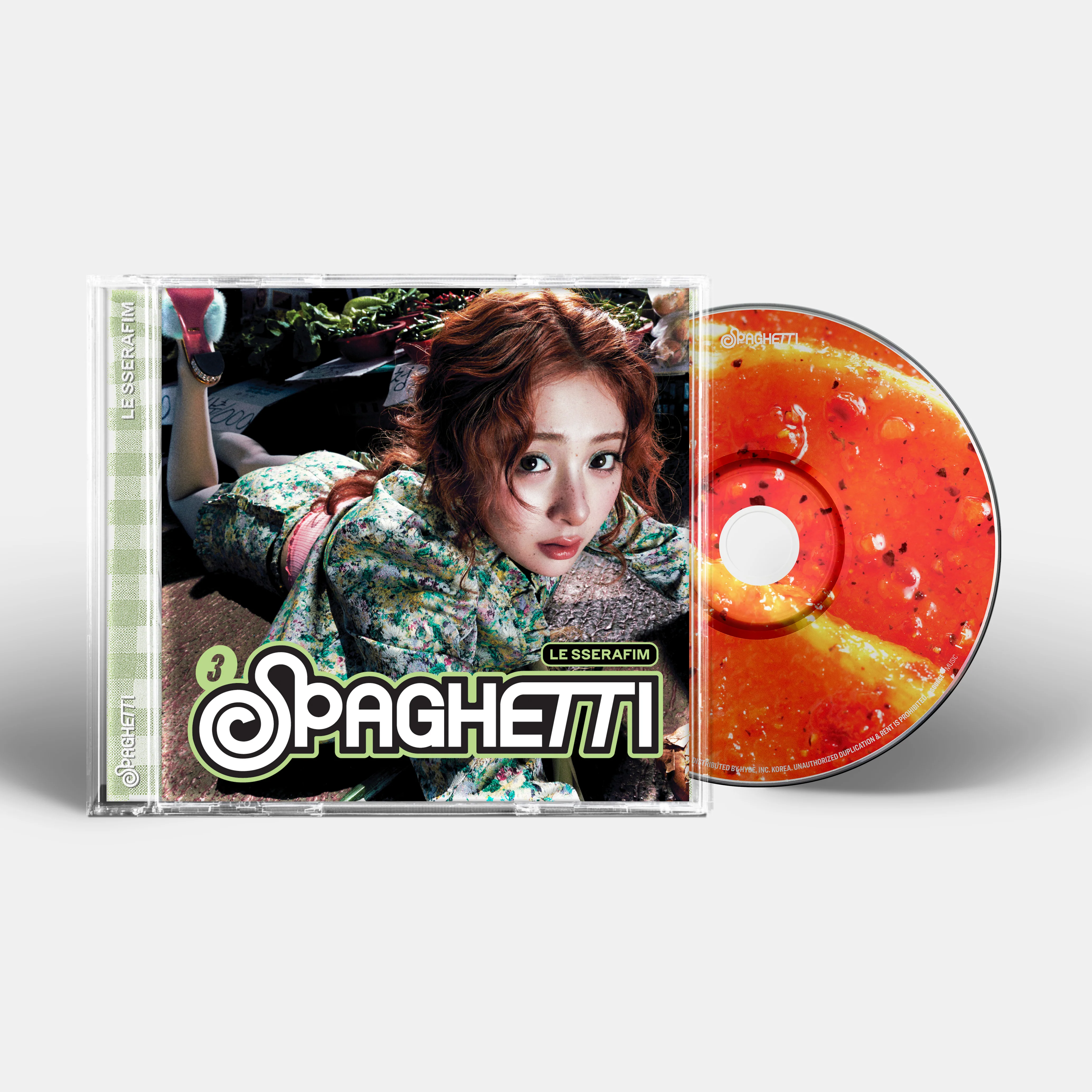 LE SSERAFIM - 1st Single Album 'SPAGHETTI' Single CD - Image 4