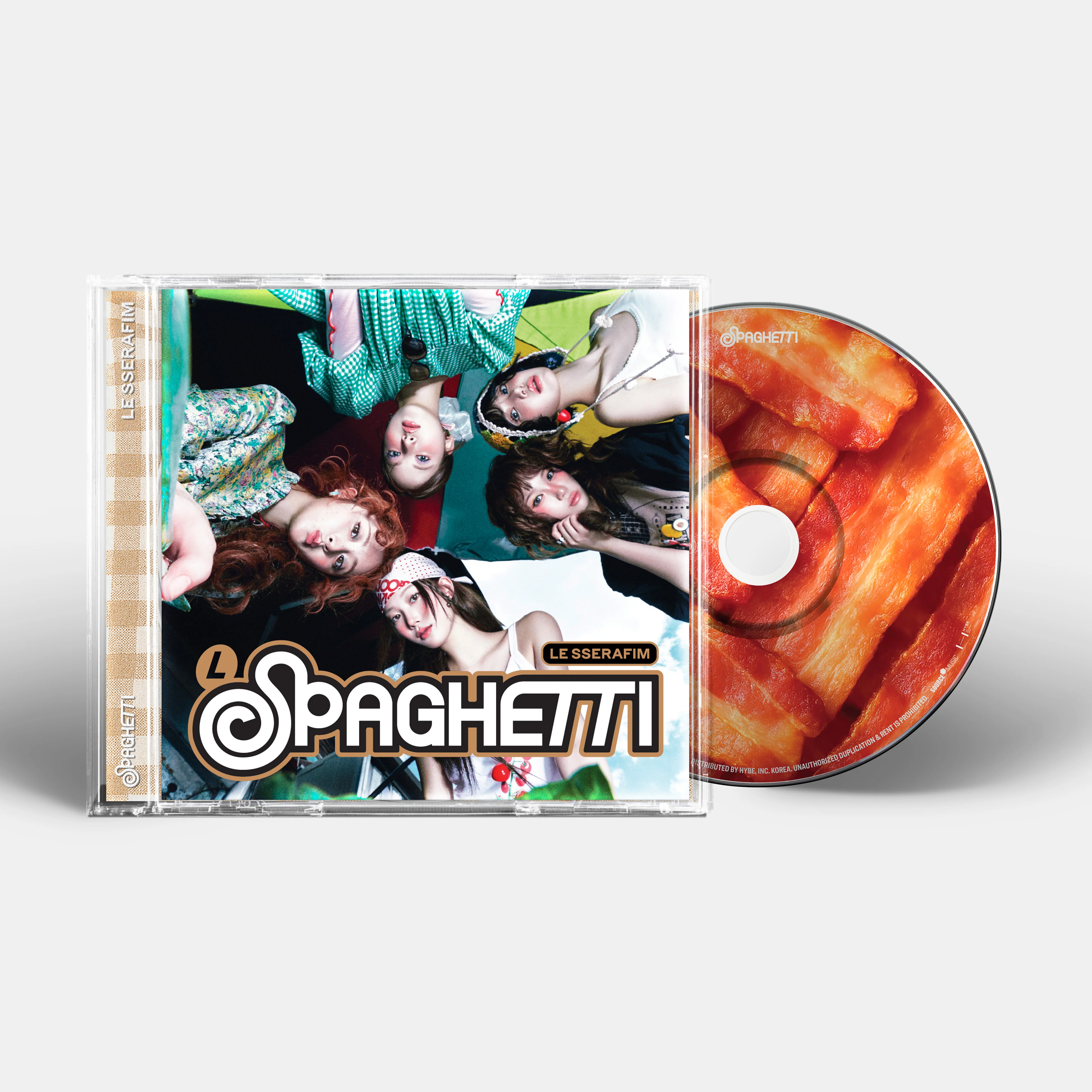 LE SSERAFIM - 1st Single Album 'SPAGHETTI' Single CD - Image 7