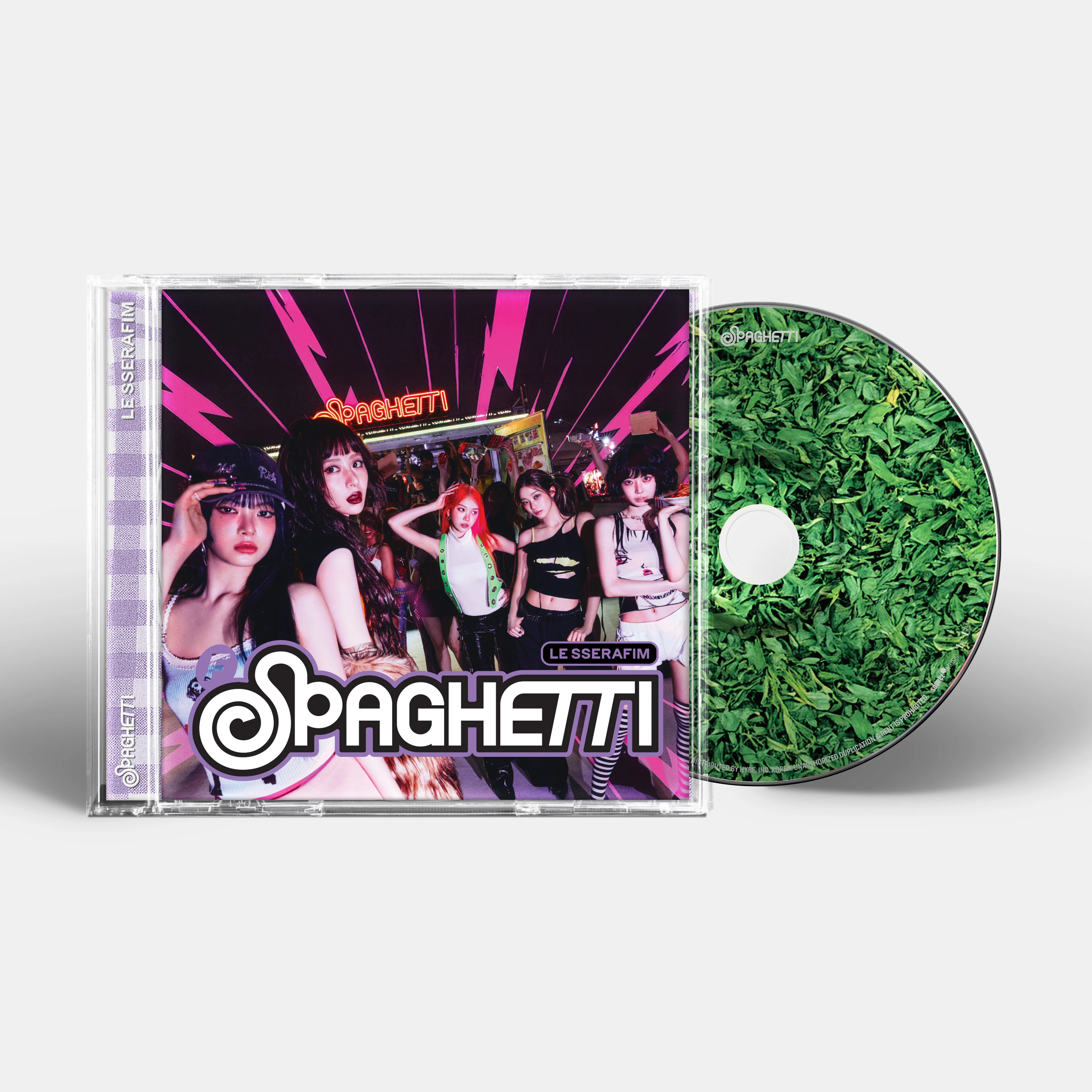 LE SSERAFIM - 1st Single Album 'SPAGHETTI' Single CD - Image 9