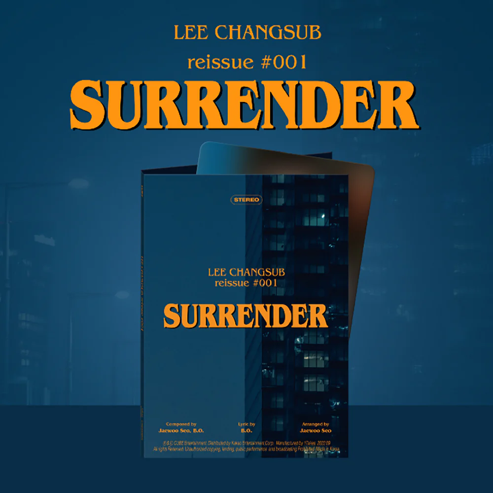LEE CHANGSUB - reissue #001 ‘SURRENDER’ [Platform ver.]
