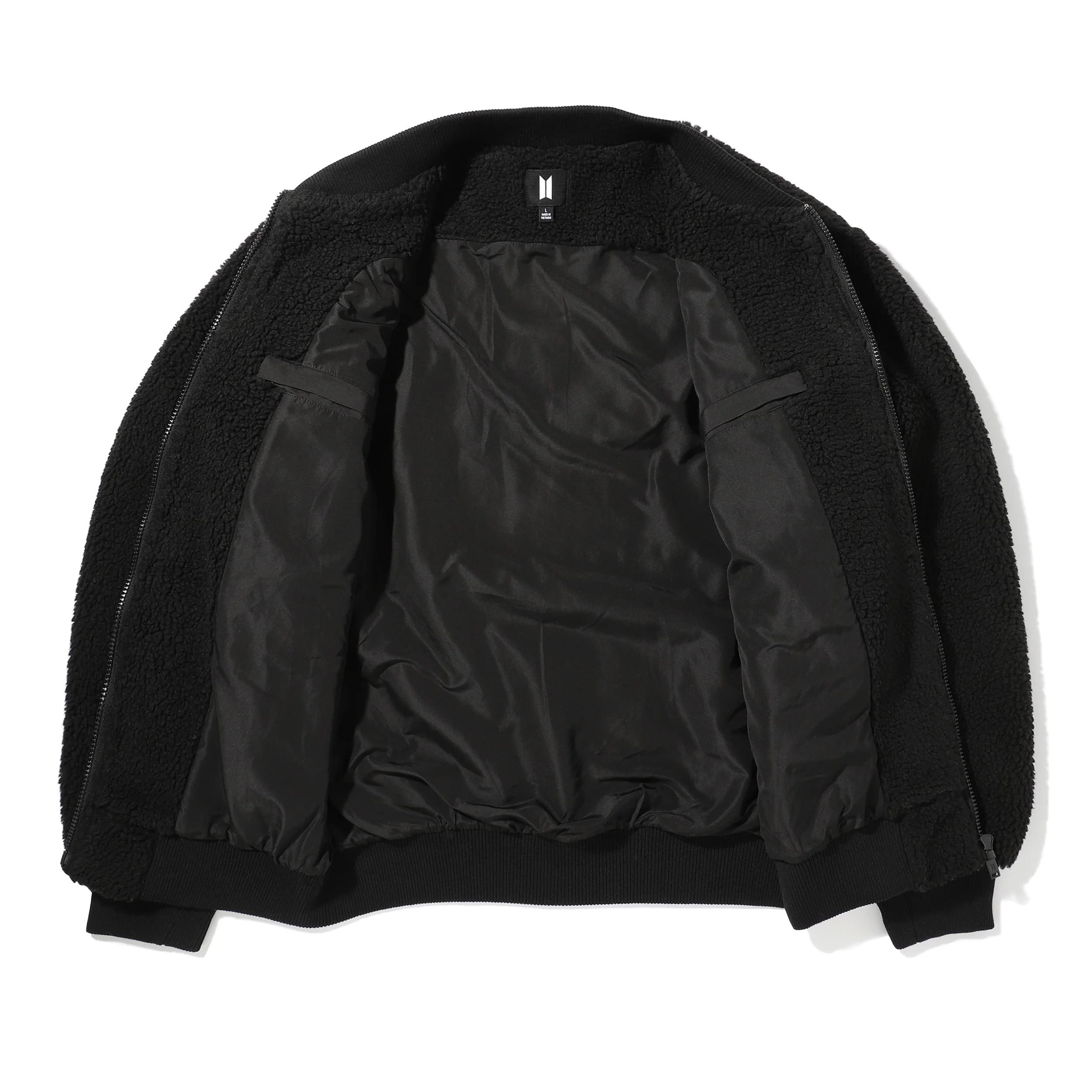 BTS - MIC DROP - Bomber Jacket (Black) - Image 8