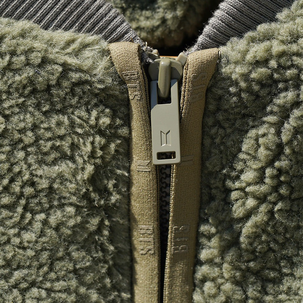 BTS - MIC DROP - Bomber Jacket (Khaki) - Image 5