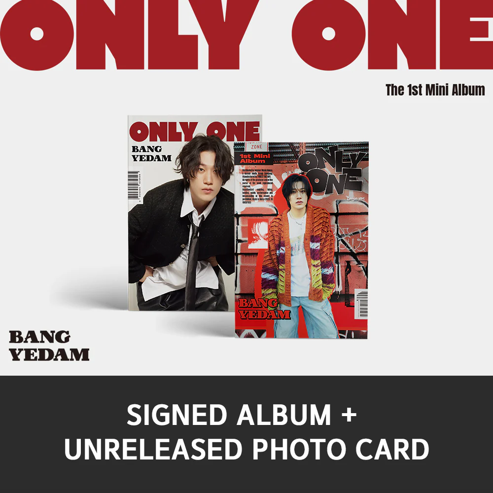 [Signed] BANG YEDAM - 1st MINI ALBUM : ONLY ONE (Random)