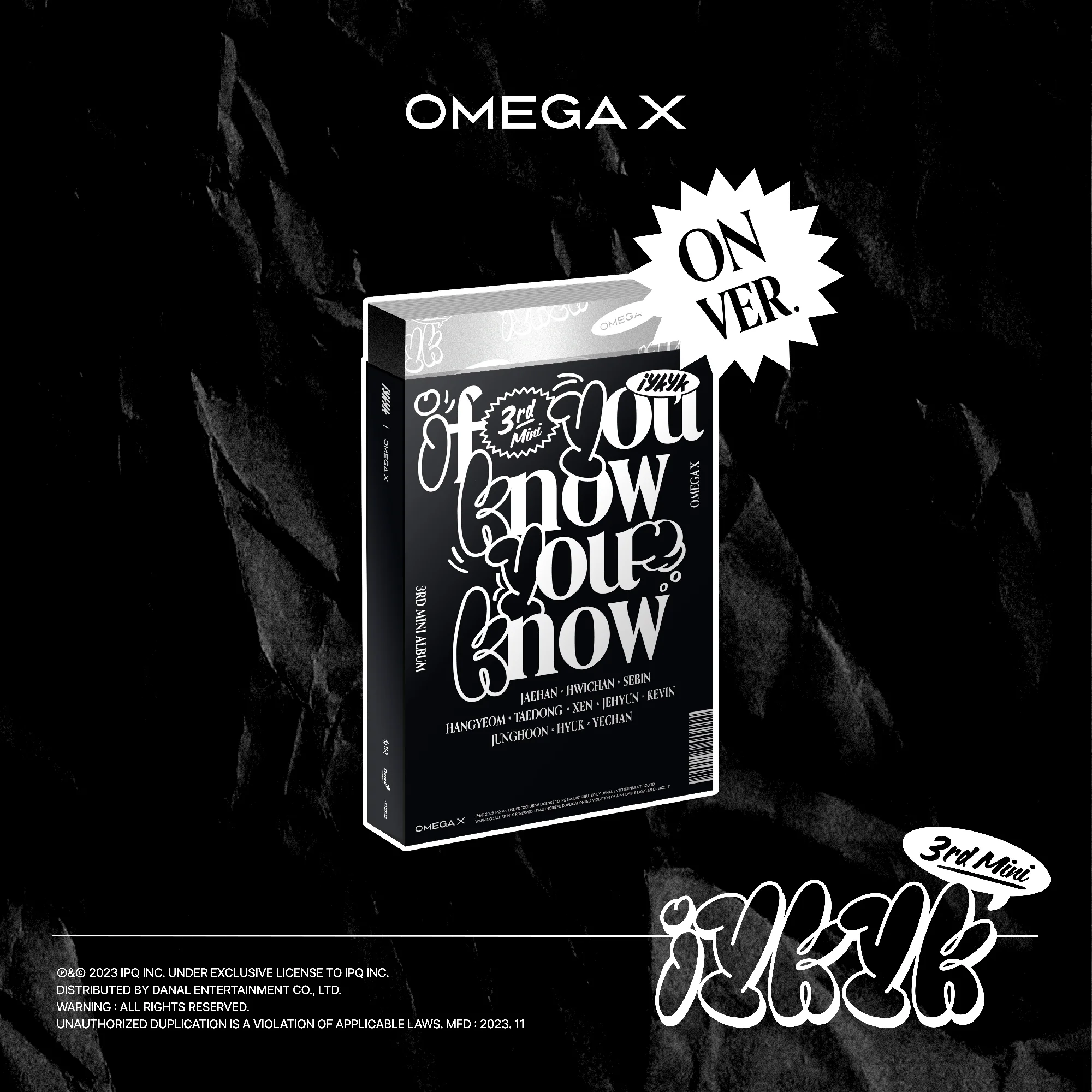 [Signed] OMEGA X - 3rd MINI ALBUM : iykyk (Random) - Image 3