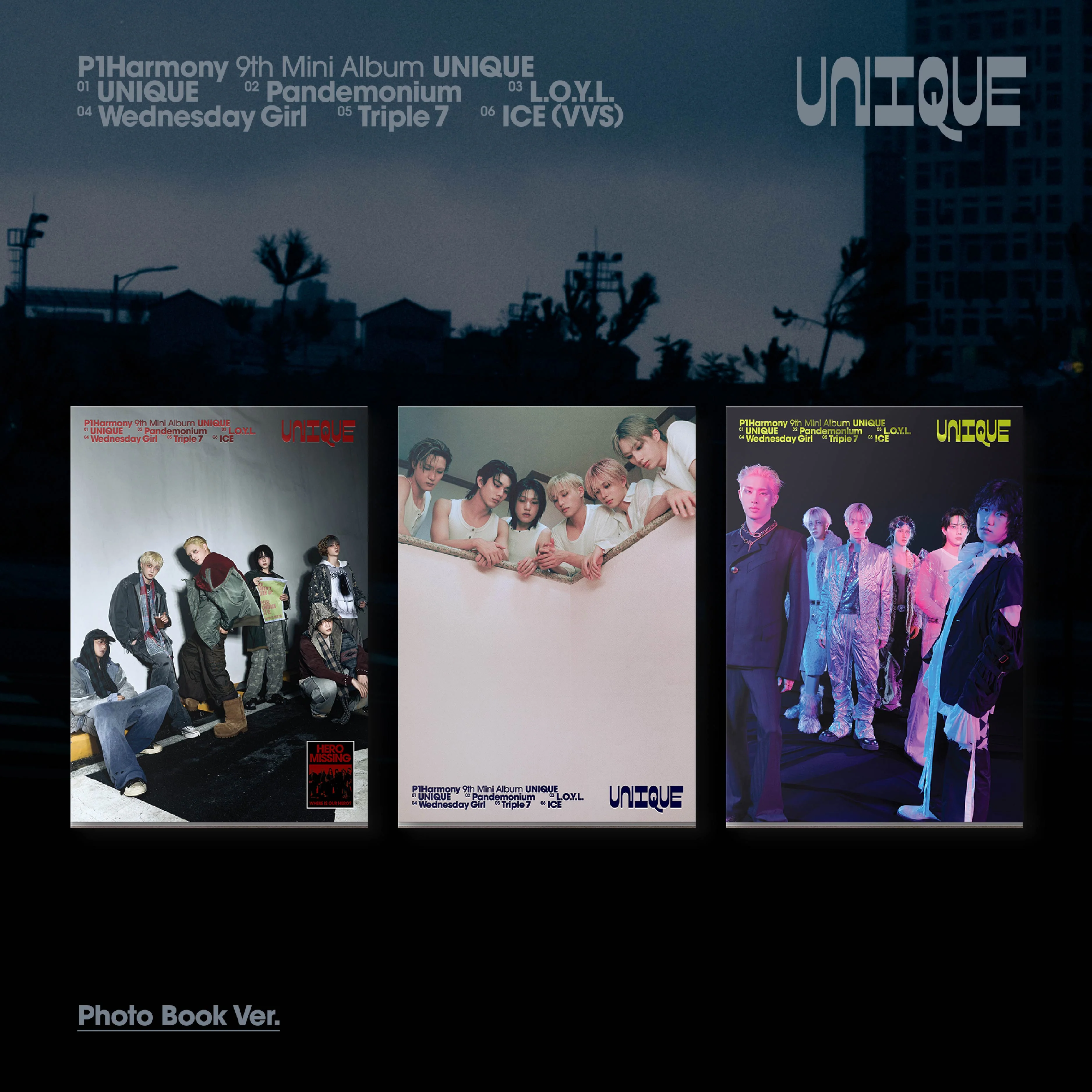 [Signed] P1Harmony - UNIQUE - Europe Exclusive