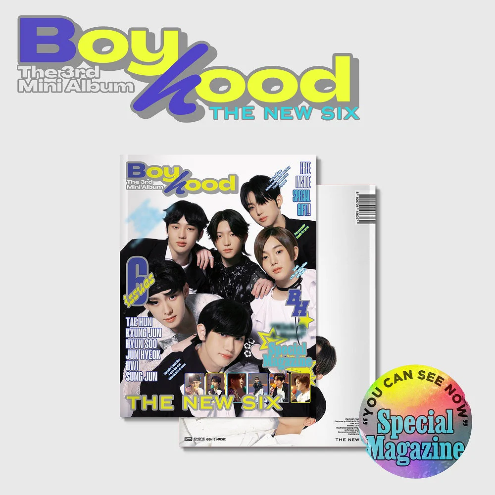 [Signed] THE NEW SIX (TNX) - 3rd MINI ALBUM : BOYHOOD - Image 4