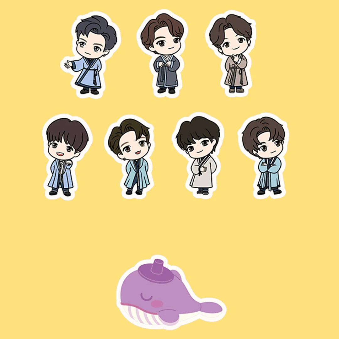BTS - TinyTAN DALMAJUNG - Sticker Set - Image 4