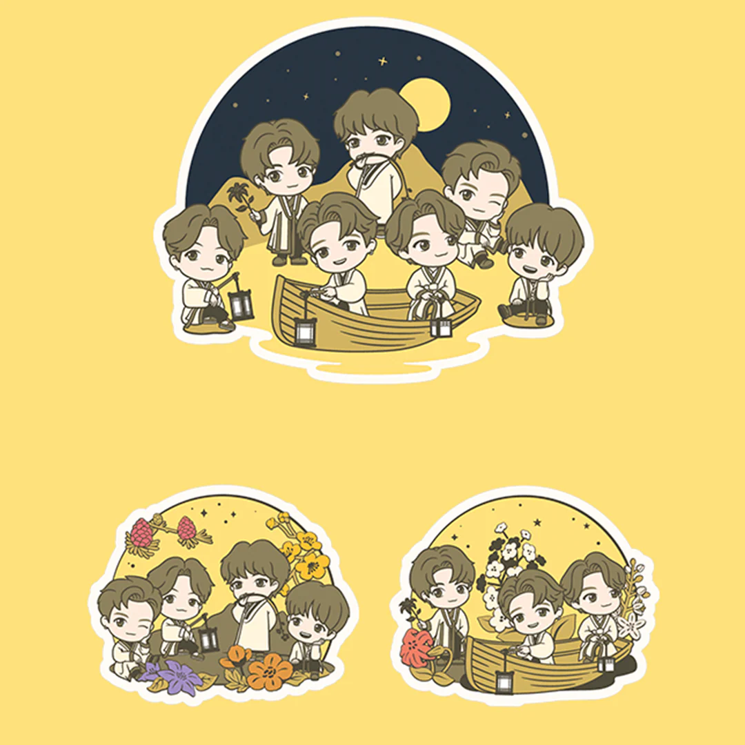 BTS - TinyTAN DALMAJUNG - Sticker Set - Image 5