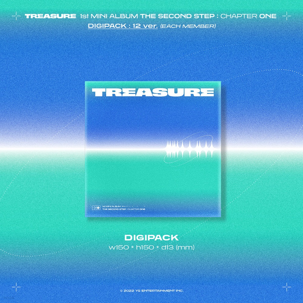 TREASURE - 1st MINI ALBUM [THE SECOND STEP : CHAPTER ONE] (DIGIPACK ver.)